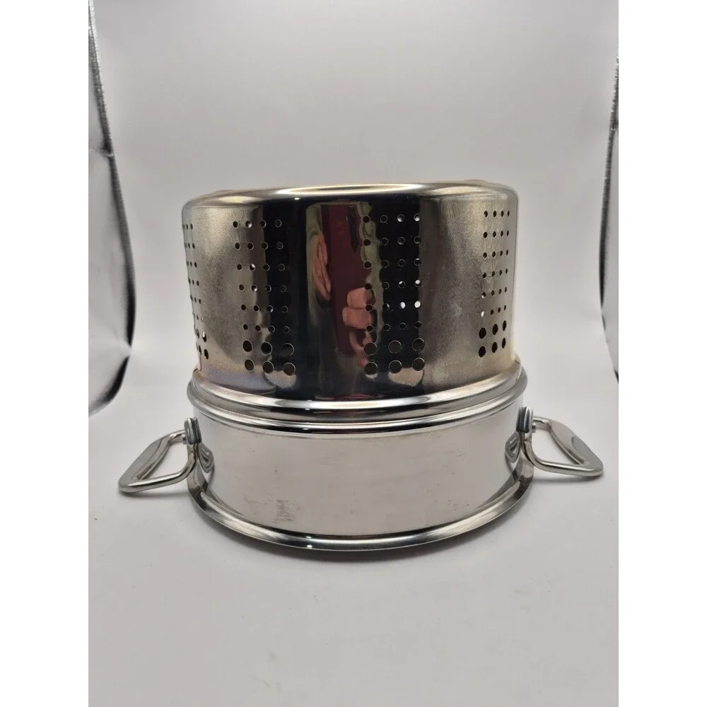 All-Clad Stainless Steel Pasta Strainer Colander Pot Insert 7